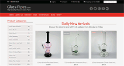 Desktop Screenshot of glass-pipes.com