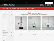 Tablet Screenshot of glass-pipes.com